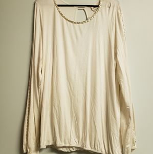 NWT Daytrip Cream Open Back Top from Buckle